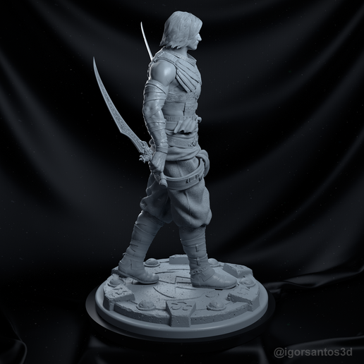 Prince of Persia: Warrior Within フィギュア Prince of Persia Warrior Within Statue 3D model 3D printable