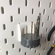 c7992eb3329e619c05d06522e2bf263d_display_large.jpg Free STL file Ikea Skadis Dril Bit Carousel・3D printable model to download