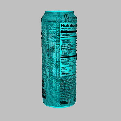 👹 monster energy kahotic lithophanie lamp・ STL File for ・Cults