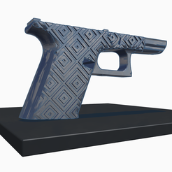 Archivo STL EMG SAI BLU GLOCK 17 WE AIRSOFT GUN DISPLAY STAND 🔫・Plan para  descargar y imprimir en 3D・Cults