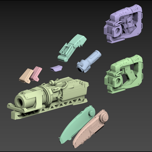 thermite_assembly.png Superhot Launcher 100mm scale