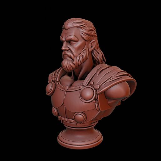 👤 Thor Bust・ 3D file for 3D printing・Cults