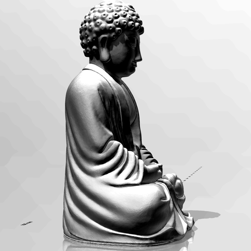 👾 J91 Buddha・ STL File for 3D printing・Cults