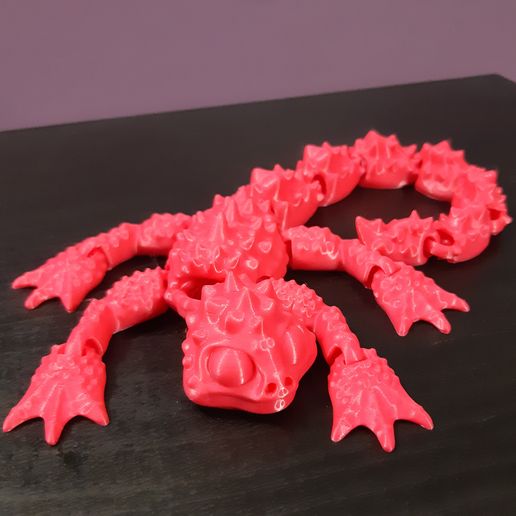 20240419_003105.jpg Lézard articulé / Dragon Flexi - Support libre - Print in Place