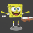 10.png Spongebob Happy sculpture 3D print