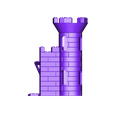 Right Front Tower.stl STL file Castle for interlocking brick figures・3D printer design to download
