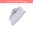 1-8_Of_Pie~1in-cookiecutter-only2.png Slice (1∕8) of Pie Cookie Cutter 1in / 2.5cm