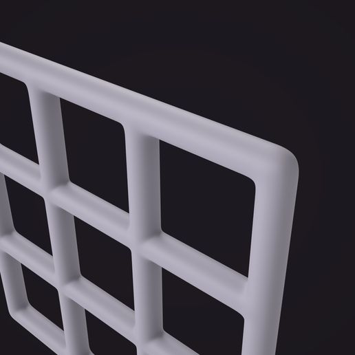 🟪 Square Grid・ STL File for 3D printing・Cults