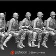 4324324.jpg modèle d'impression 3D de l'équipage d'un char d'assaut de soldats américains
