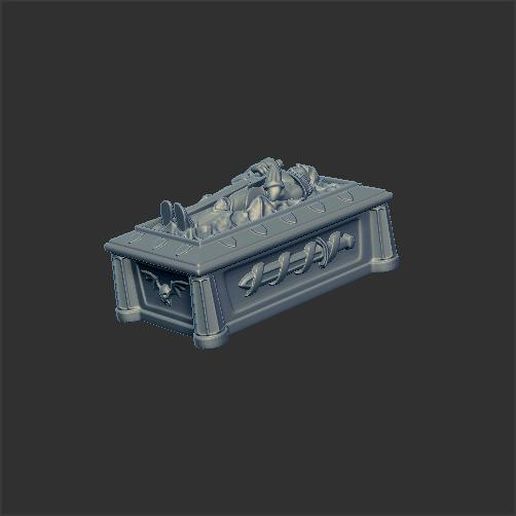 accecories diorama tomb01 3D model