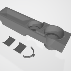z3-Cup-Holder.png Fichier STL BMW Z3 Porte-gobelet central・Design imprimable en 3D à télécharger