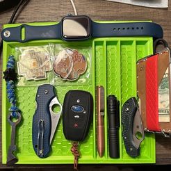 EDC-tray.jpg Fichier STL Plateau EDC・Modèle à télécharger et à imprimer en 3D