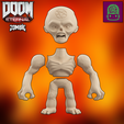 2.png STL file Doom Eternal Zombie Collectible Figurine High Res Custom Model・3D printable model to download