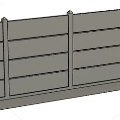 Capture d’écran 2020-04-25 à 14.33.39.png Бесплатный STL файл concrete plate fence・Шаблон для 3D-печати для загрузки