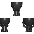 los 3 sabios_negro.png Бесплатный STL файл 3 MACETAS DE ROBERT PLANT SABIOS NO VE, NO ESCUCHA , NO HABLA , POTS GLASSES ROBERT SABIOS DOES NOT READ, DOES NOT LISTEN, DOES NOT SEE - THE 3 POTS GLASSES ROBERT SABIOS DOES NOT READ, DOES NOT LISTEN, DOES NOT SEE・3D-печатная модель для скачивания