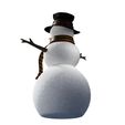 7U.jpg DOWNLOAD SNOWMAN 3D Model - Obj - FbX - 3d PRINTING - Christmas - Noel Christmas