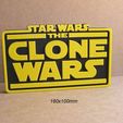 star-wars-the-clones-animacion-pelicula-serie-ficcion-letrero.jpg Star Wars, The Clones Wars, Poster, Sign, Logo, Animation Movie