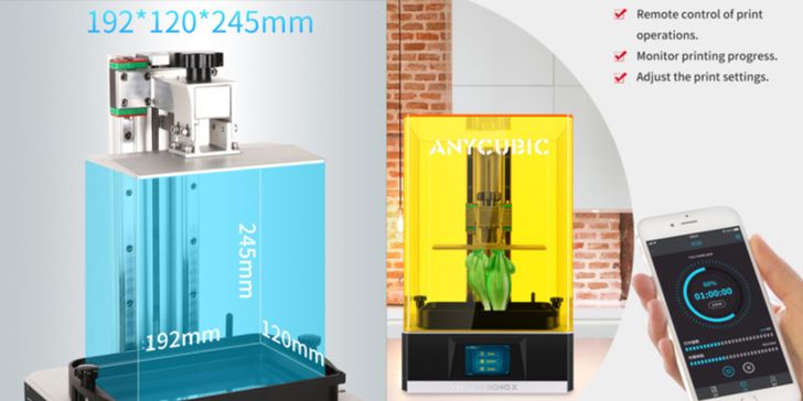Anycubic Photon Mono X brings large built volume and fast printing