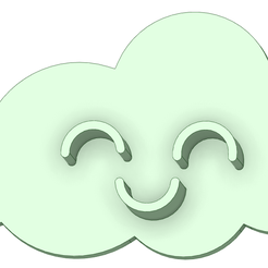 Nube-40mm-sonriente_e.png Archivo STL Nube sonriente 40mm cookie cutter・Modelo de impresión 3D para descargar
