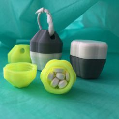 1.jpg Free STL file Medicine Pills container・Design to download and 3D print