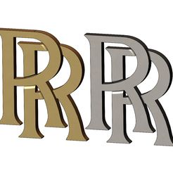 RR-logo-00.jpg Archivo STL Réplica del logotipo de RR-royce en impresión 3D m・Idea de impresión 3D para descargar