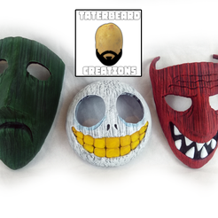 Nightmare-Masks-Painted.png Nightmare Masks. Trick or Treat!