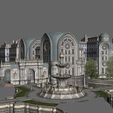 Gothic_city_building_scene_2.jpg Gothic city building scene 3D model