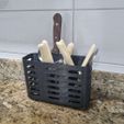 20220327_211012.jpg Cutlery holder/drainer with knife compartment (Kitchen accessory)