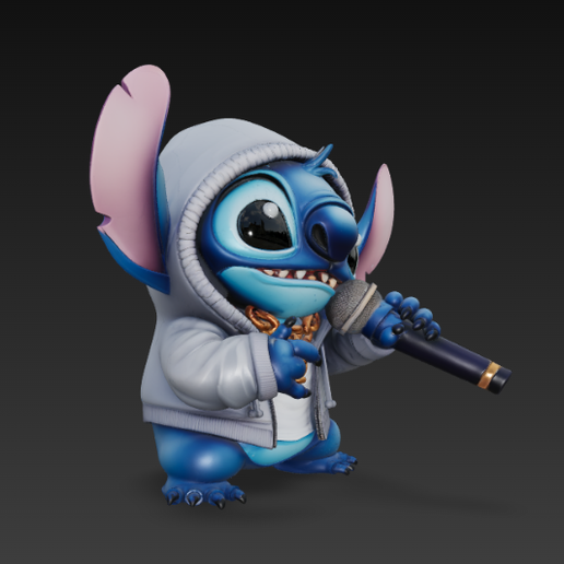 Stitch-rap-01.png Stitch - Collectable figure 07 rap