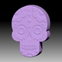 SkullCandy.jpg STL-Datei SCHÄDEL BONBON FEST SHAMPOO UND FORM FÜR SEIFE PUMPE・3D-druckbare Vorlage zum herunterladen