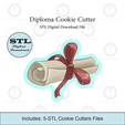 Etsy-Listing-Template-STL.png Diploma Cookie Cutter | STL File