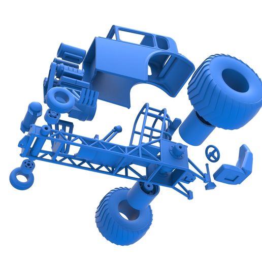 66.jpg Diecast Mini Rod pulling tractor 5 Scale 1:25