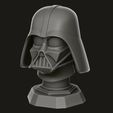 E.jpg Download STL file ▷ Darth Vader Mask with Base • Model to 3D print, gersith