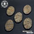 25c50mm-Flagstone-painted.jpg Flagstone Bases Collection ( Round bases)