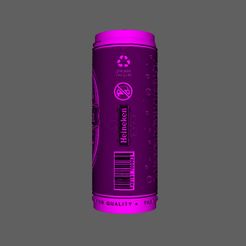 1.jpg STL-Datei lampe lithophanie dosen heineken・Modell zum Herunterladen und 3D-Drucken