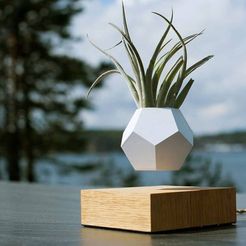 10068331_3.jpg Free STL file Levitating Planter・3D printable model to download
