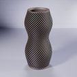 — PEANUT VASE 0058D TWISTED NAMU3D
