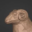 R21.jpg LowPoly Sheep Figurine