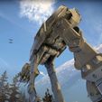 Render2.JPG STAR WARS AT-AT IMPERIAL WALKER – HIGHLY DETAILED & FULLY PRINTABLE – FULLY ARTICULATED  – WITH INSTRUCTIONS