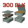 COL_09_300blk_100a.png AMMO BOX 300 BLK AMMUNITION STORAGE 300blk Blackout CRATE ORGANIZER