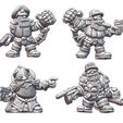 Command.jpg Space Dwarfs (4 bikes, drivers, walker, and minis)