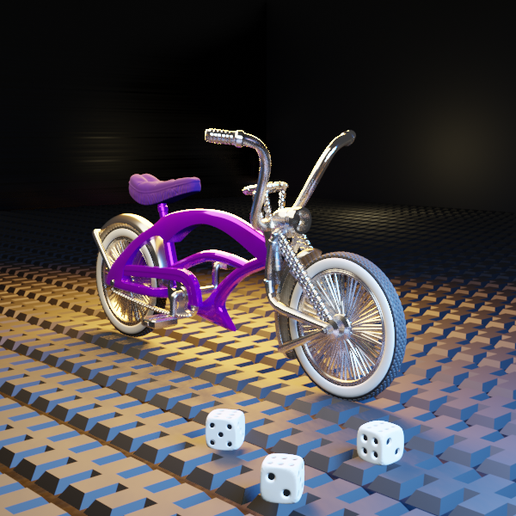 🛞 LOWRIDER BIKE III - 20aug22・ STL File for 3D printing・Cults