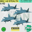 M1.png MIG 1.42 STEALTH FIGHTER V1  (4 IN 1)