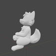 tjgfrr.png Paintable Shelf Sitter Furry Figurine