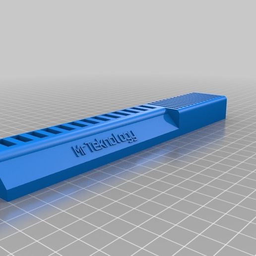 MrTeknology USB stick and SD card holder 3D model