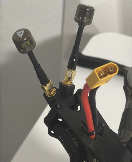 Foxxer Mega 5 Dual SMA Antenna Holder 3D model