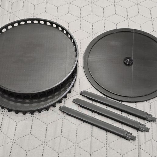 🍽️ Smart Modular Rotating Spice Rack (20 cm)・ STL File for 3D printing ...