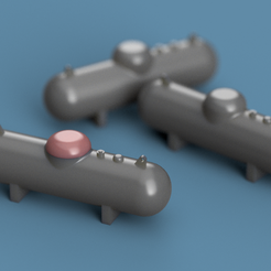 Screen-Shot-2021-02-25-at-8.52.44-PM.png STL file O, HO, N scale House Propane Tank・3D print object to download