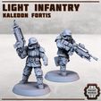 Light-Infantry-Two.jpg Light Infantry Troops x5 - Kaledon Fortis