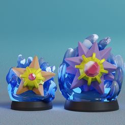 staryu-line-render.jpg Pokemon - Staryu and Starmie with 2 poses